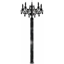 3D Hanging Candelabra w/Fringe 6ft