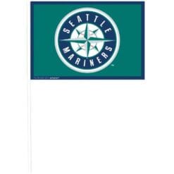 Seattle Mariners Plastic Flags 12CT