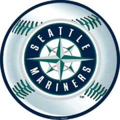 Seattle Mariners Baseball Cutout 12" Ea