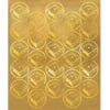 Gold Grad Seals 50Ct