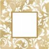 Elegant Gold Scroll Plates 10" 8CT 2 Elegant Gold Scroll Plates 10&Quot; 8Ct
