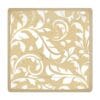 Gold Elegant Scroll Plates 7" 8CT
