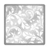 Silver Elegant Scroll Plates 7" 8CT 1 Silver Elegant Scroll Plates 7&Quot; 8Ct