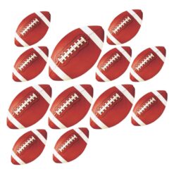 Football Cutouts Astd 12CT