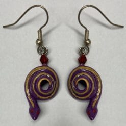 Snake or Haunted House Earrings