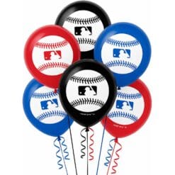 Rawlings™ Major League Baseball Printed 12" Latex Balloons 6CT