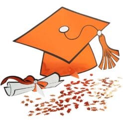 Orange Grad Table Decor Kit 5 Orange Grad Table Decor Kit