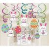 Easter Egg Swirl Decorations 30Pcs