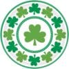 Lucky Shamrocks Plates 9&Quot; 8Ct