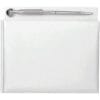 Guest Book White Pearlized with Silver Electroplated Pen