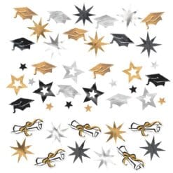Confetti Grad BLK/SLVR/GLD 1.2oz