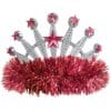 Tiara Silver/Red Plastic