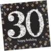 Sparkling Celebration 30yo Napkins Lunch 16pcs
