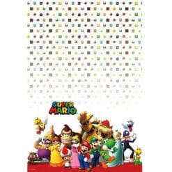 Super Mario Brothers™ Tablecover Plastic 54" x 96"