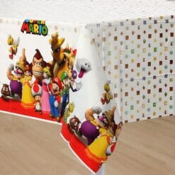 Super Mario Brothers™ Tablecover Plastic 54" x 96"