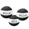 Retirement Paper Lanterns 9.5" 3CT