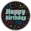 Brilliant Birthday Plates 7&Quot; 8Ct