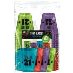 Finally 21 Shot Glasses 40CT