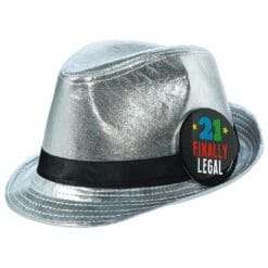 Fedora Hat 21st Brilliant Birthday