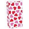 Red &Amp; Pink Paper Heart Treat Sacks 12Ct
