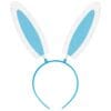 Blue Felt Bunny Ear Bopper Headband