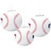 MLB Baseball Paper Lanterns 3pcs 1 Mlb Baseball Paper Lanterns 3Pcs