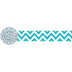 Blue-Carribean Chevron Crepe Streamer 81ft
