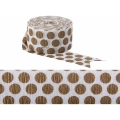 Gold Dots Crepe Streamer 81ft