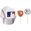 Mlb Cupcake Cases &Amp; Picks 24 Sets