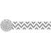 Silver Chevron Crepe Streamer 81Ft