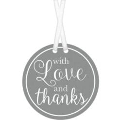 Thank You Tags Silver 25CT