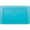 Tray Caribbean Blue Plastic 11&Quot;X18&Quot;