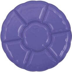 Tray 16" Compartment Plastic Chip N Dip Purple
