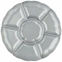Tray 16" Compartment Chip N Dip Silver