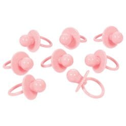Pacifier Favors Pink Large 8CT