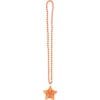 Orange Light Up Star Necklace