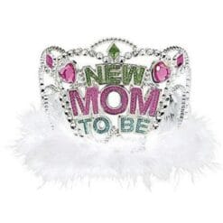 Mom To Be Tiara with Marabou