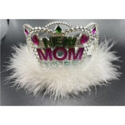 Mom To Be Tiara with Marabou