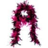 Feather Boa w/Tinsel Pink/Black Over-The-Hill 2 Feather Boa W/Tinsel Pink/Black Over-The-Hill