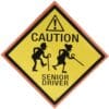 Over-the-Hill Senior Driver Car Magnet 2 Over-The-Hill Senior Driver Car Magnet