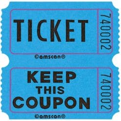 Double Ticket Roll Blue 2000CT