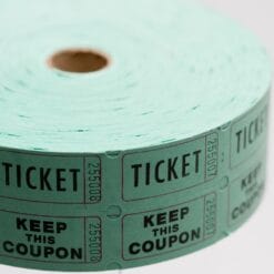Double Ticket Roll Green 2000CT
