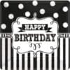 Chalkboard Birthday Plates Sqr 10&Quot; 8Ct