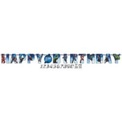 Epic Avengers Birthday Banner Add-An-Age