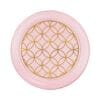 New Pink with Gold Foil Stamped Pattern Big Party Pack Plates 6" 28CT
