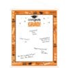 Orange Grad Sign-In Scroll 23&Quot;X18&Quot;