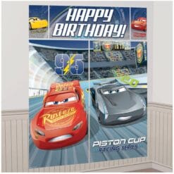 Cars 3 Scene Setter Decor Kit 5pcs