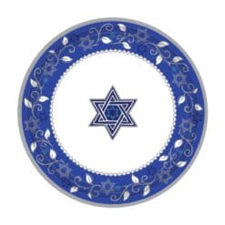 Joyous Hanukkah Plate 7" 8CT