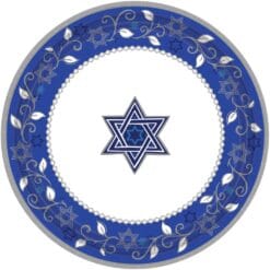 Joyous Hanukkah Plates 10" 8CT