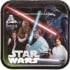 Star Wars Classic Plates Sqr 9&Quot; 8Ct